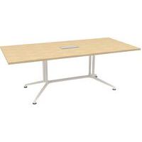 Rechthoekige vergadertafel X-Time