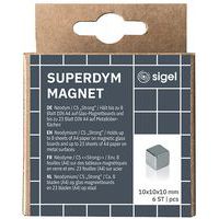Magneet voor glasbord - 10 mm - 6 stuks - Strong - C5 - Sigel