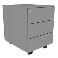 Verrijdbaar ladeblok metaal 3 laden