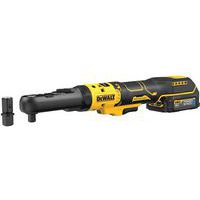 Haakse ratelsleutel 18V XR 3/8 en 1/2'' 1,7 Ah en lader - Dewalt