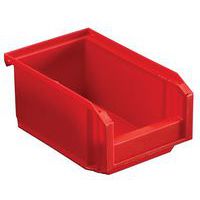 Opbergbak rood 1 liter 103 x 160 x 75 mm - FIMM