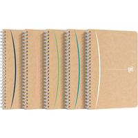 Spiraalschrift Touareg 148x210 100 p 90 g gerecycled papier Q5/5 in verschillende kleuren - Oxford