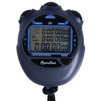 Digitale stopwatch 3 weergaveregels - 1/100e seconde - Manutan