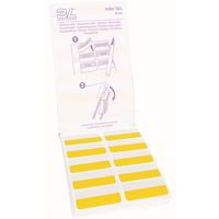 Index tabblad, herpositioneerbaar, 12 x 40 mm - Djois