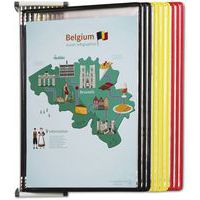 Wandsysteem metaal Tarifold A4 10 zichtpaneel Belgie kleur - Djois