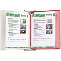 Wandsysteem metaal Tarifold A4 10 zichtpaneel Polen kleur - Djois