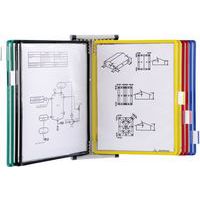 Wandsysteem metaal Tarifold A5 10 zichtpaneel zijopening - Djois