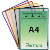 Zichtpaneel standaard Tarifold, zonder scharnieren, A3 - Djois