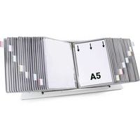 Zichtpanelensysteem wand metaal Tarifold A5 40 zichtpanelen - Djois
