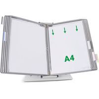 Zichtpanelensysteem bureau metaal Tarifold A4 10 zichtpanelen - Djois