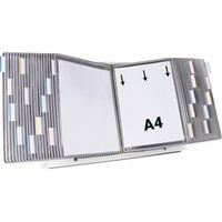 Zichtpanelensysteem bureau metaal Tarifold A4 40 zichtpanelen - Djois