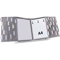Zichtpanelensysteem bureau metaal Tarifold A4 50 zichtpanelen - Djois
