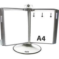 Zichtpaneelsysteem roterend metaal Tarifold A4, 50 zichtpaneel - Djois