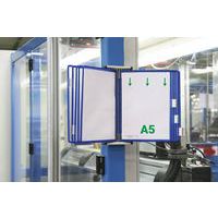 Wandsysteem metaal Tarifold A5 10 zichtpaneel PP - Djois