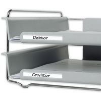 Etikethouder zelfklevend strook 150 x 15 mm met etiketten - Djois