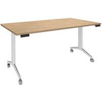 Tafel Idora 160x80 cm witte voet