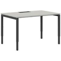 Recht bureau 180 cm verstelbare U-poten Misao, Type onderstel: U-poot, Totale breedte: 180 cm