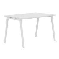 Recht bureau 140 cm A-poten Misao, Type onderstel: V-poot, Totale hoogte: 74 cm, Totale breedte: 140 cm