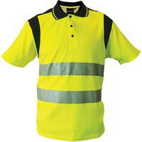 Poloshirt Hoge zichtbaarheid katoen/polyester 170 g/m2 - Singer