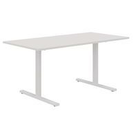 Recht bureau 160 cm T-poten Misao, Type onderstel: T-poot, Totale hoogte: 71.5 cm, Totale breedte: 160 cm