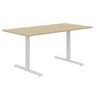 Recht bureau 160 cm T-poten Misao, Type onderstel: T-poot, Totale hoogte: 71.5 cm, Totale breedte: 160 cm