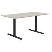 Recht bureau 140 cm T-poten Misao, Type onderstel: T-poot, Totale hoogte: 71.5 cm, Totale breedte: 140 cm