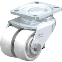 Hefwiel met geintegreerde vastzetvoet en bevestigingsplaat - Blickle