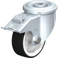 Zwenkwiel zware uitvoering met boutgat met zwaar polyamide velg