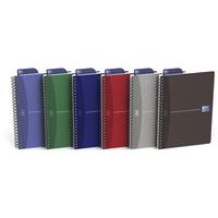 Spiraalblok 148x210 100p 90g grote ruit seyes - Pak van 10 - Oxford