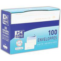 Envelop zelfklevend voorbedrukt 114 x 162 dispenserdoos - Oxford