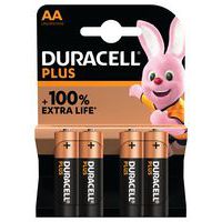 Alkalinebatterij AA Plus 100%, Type batterij: AA/LR6, Aantal batterij: 4, Spanning: 1.5 V