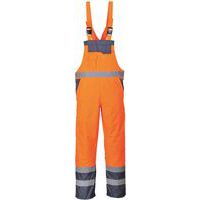 Overall Amerikaans Tweekleuren Ongevoerd Blauw/oranje S488 Portwest