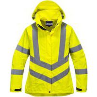 Jack Dames ademend Hi-Vis Geel LW70 Portwest