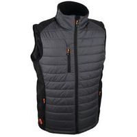 Softshell jas mouwloos geisoleerd 100% polyamide ripstop - Singer
