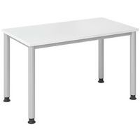 Recht bureau met ronde poten 120 cm - Hammerbacher