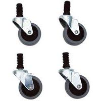 Wiel - voor stapelbare afvalbak met metalen houder - TTS