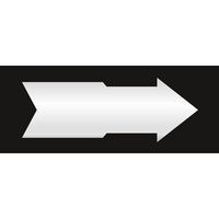 Leidingmarkering stroomrichtingspijl - Systemtext