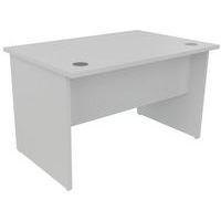 Recht bureau, Type onderstel: Paneel, Montage: Zelfbouw, Totale breedte: 120 cm, Type bureau: Recht bureau