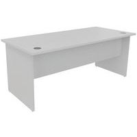 Recht bureau, Type onderstel: Paneel, Montage: Zelfbouw, Totale breedte: 180 cm, Type bureau: Recht bureau