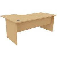 Compact bureau, Type onderstel: Paneel, Montage: Zelfbouw, Totale breedte: 180 cm