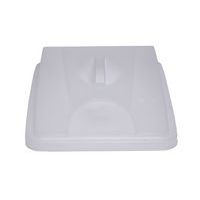 Plat deksel met handgreep - transparant - Probbax