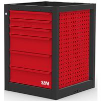 Werkbankkast met 6 laden: 3 laden 75 mm en 150 mm - Sam