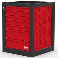 Werkbankkast 7 laden: 5 laden 75 mm, 2 laden 150 mm - Sam