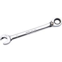 Steek-ringsleutel met ratel + vork met rateleffect  - Sam