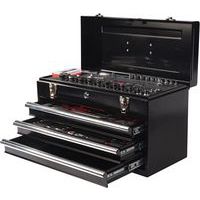 Koffer metaal met 3 laden 100 industrieel onderhoud gereedschap - Sam