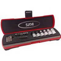 Doppen en bitset 21 delig Torx - Sam