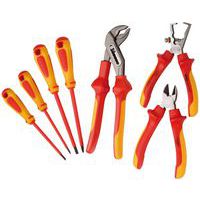 Gereedschap geisoleerd 1000V 3 tangen en 4 schroevendraaier - Sam