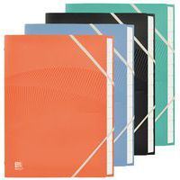 Sorteermap Osmose A4 12p gerecycled polypropyleen ondoorzichtig assorti - Oxford