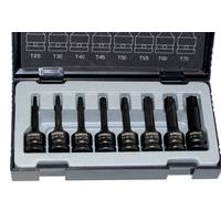 Krachtdoppenset Torx 1/2 inch Rodac