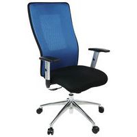 Bureaustoel met hoge rug Penelope - Grijs onderstel - Manutan Expert